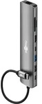 Goobay Slim 8-Port USB-Hub mit HDMITM und RJ45, 5 Gbit/s