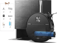 Mova VC00256, Mova Z70 Ultra Roller Complete Schwarz Saug-Wisch-Roboter mit