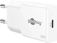 Goobay 75736, Goobay USB-C PD GaN Schnellladeger&auml;t Slim (30 W) wei&szlig;