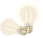 Trust E27 DUO-PACK LED FILAMENT WI-FI Smartes WiFi LED-Filament, Lichtstimmung wei&szlig;,