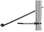 Goobay Kabelbinder, wetterfester Nylon, schwarz, 100 Stk. 3,5 mm breit und 20 cm