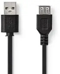 Nedis USB 2.0-Verl&auml;ngerungskabel A-Stecker - USB-A-Buchse 480 Mbps |...