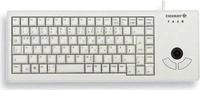 CHERRY G84-5400LUMDE-0, Cherry XS Trackball Keyboard, hellgrau, USB
