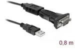 DeLock USB2.0 to Serial Adapter, 0,8m