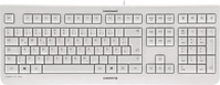 CHERRY JK-0800DE-0, CHERRY KC 1000 Tastatur Wei&szlig; / Grau ultraflach, USB,