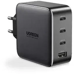 UGREEN USB-A+3xUSB-C 100W GaN Tech Schnell-Ladeger&auml;t, schwarz