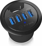 ICY BOX IB-HUB1403, ICY BOX IB-HUB1403 USB 3.0 Tisch-Hub mit 4 Ports