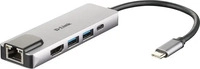 D-Link DUB-M520, D-Link 5-In-1 USB-C Hub (DUB-M520) [2x USB 3.0, 1x HDMI, 1x USB-Typ