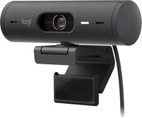 Logitech 960-001422, Logitech Brio 500 Webcam - Graphit (Schwarz), Full-HD