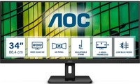 AOC U34E2M, AOC U34E2M WQHD Monitor - 100 Hz, Adaptive Sync, HDMI