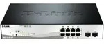 D-Link DGS-1210-10P Smart+ Managed Switch [8x Gigabit Ethernet PoE+, 2x GbE SFP]