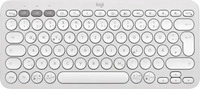 Logitech 920-011796, Logitech Tastatur PEBBLE KEYS 2 K380S, wei&szlig; Schlanke,