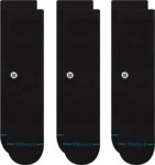 Stance Socks Icon 3er Pack Socken (schwarz) - M (38-42 EUR / 6-8.5 US)