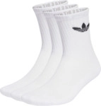 adidas Trefoil Cushion Crew Socks 3Pair (white) - 40-42