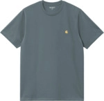 Carhartt WIP S/S Chase T-Shirt (cozy blue / gold) - S