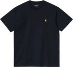 Carhartt WIP S/S Chase T-Shirt (dark navy / gold) - S