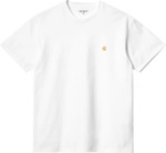 Carhartt WIP S/S Chase T-Shirt (white / gold) - L