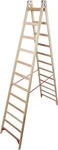KRAUSE STABILO Doppel-Holzleiter / 2x12 Sprossen - Art-Nr: 170149