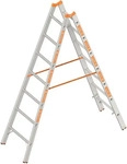 Layher Stehleiter TOPIC 1039 / 2x7 Sprossen - Art-Nr: 1039007