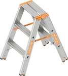 Layher Stufen-Stehleiter TOPIC 1043 / 2x3 Stufen / gem&auml;&szlig; TRBS 2121-2 - Art-Nr:
