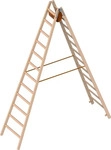 Layher Holz-Stehleiter 1038 / 2x12 Sprossen - Art-Nr: 1038212