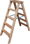 KRAUSE STABILO Stufen-Doppelleiter Holz / 2x5 Stufen / gem&auml;&szlig; TRBS 2121-2 - Art-Nr: