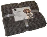 NOBBY Fleece Plaid "SUPER SOFT" braun S 60 x 85 cm