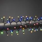 Konstsmide Weihnachtsbeleuchtung Micro LED Compactlights 400 bunte Dioden