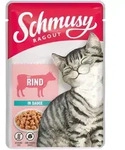 SCHMUSY Ragout Pouch in Sauce 100g Frischebeutel Katzennassfutter Sparpaket 44 x 100