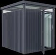 Pergart Metallger&auml;tehaus Rheinfelden 78 - 108 B 204 x T 245 cm (Modell 78)...