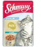 SCHMUSY Ragout Pouch in Sauce 100g Frischebeutel Katzennassfutter 22 x 100 Gramm