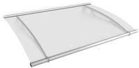 Gutta Pultvordach PT/XL Edelstahl 6 mm, satiniert wei&szlig;