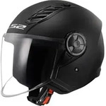 LS2 Jethelm OF616 Airflow II XS Schwarz matt Solid