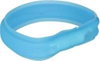 TRIXIE Flash Leuchtband USB M - L 50 cm blau (30 mm)