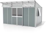Vitavia Ger&auml;tehaus auf Gew&auml;chshausbasis Kosmos 7800/11500 B 3,93 x T 2,95 m (Modell