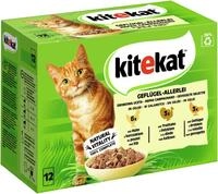 KITEKAT Gefl&uuml;gel allerlei Multipack 12 x 85 Gramm Katzennassfutter