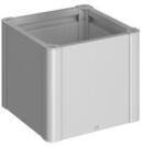 Biohort Pflanzbeet Belvedere B 53 x T 53 cm (Gr. 50) 45 cm (MINI) silber-metallic