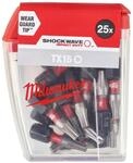 Milwaukee BIT TX15 25MM SHOCKWAVE (25)DISP. 4932430873