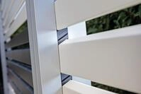 OSMO ALU-Fence RHOMBUS Grundelement 180x179 cm Wei&szlig;