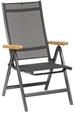 Kettler Multipositionssessel GRANADA, Aluminium Anthrazit / Outdoorgewebe Anthrazit