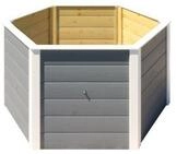 weka Elementhochbeet 6-Eck, 669, 21 mm grau
