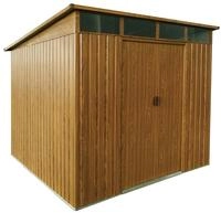 Pergart Metallger&auml;tehaus L&uuml;beck II 86 - 89 224 x 267 cm (Modell 89) holzoptik