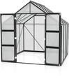 Vitavia Gew&auml;chshaus Domus 6700 inkl. 2 Dachfenstern - 6,7 m&sup2; 6 mm Hohlkammerplatten