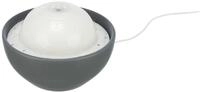 TRIXIE Trinkbrunnen Vital Dome, Keramik, 1,5 l/20 &times; 10 &times; 20 cm, grau/wei&szlig;
