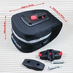 Rixen & Kaul 03392156, Rixen & Kaul Satteltasche Micro schwarz 0,8 l