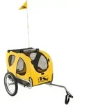 M-Wave Hundeanh&auml;nger Pet Ride gelb/schwarz