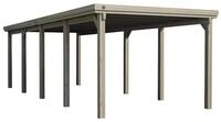 Weka Einzelcarport 617 Ohne Dacheindeckung Einzelcarport 617 Gr. 3 (322 x 802 cm)