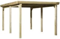 Weka Einzelcarport 617 Stahldach Einzelcarport 617 Gr. 1 (322 x 512 cm) (Holzcarport)