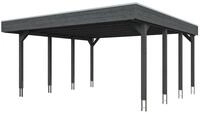 Skan Holz Friesland - Flachdach Doppelcarport Profil - Breite 557 cm Nadelholz Gr. 1