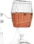 TRIXIE Front-Fahrradkorb, 44 &times; 48 &times; 33 cm, natur